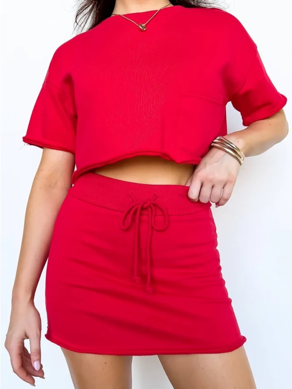 Casual Matching Skort Set